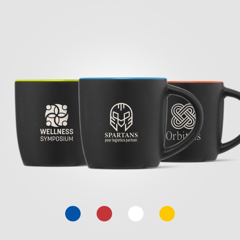 Zanzibar Ceramic ColourPop Black Mug 355ml