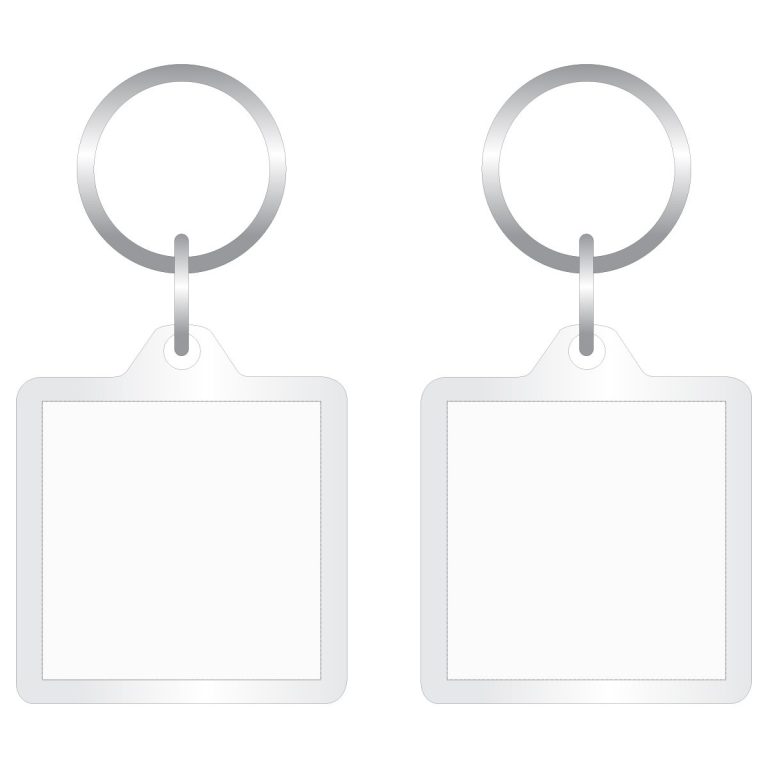 PP2 Square Keychain